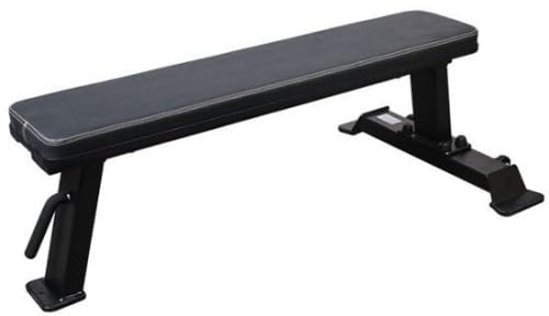 DONATIF Banc plat professionnel en acier, banc de gym pour entraînement fonctionnel, banc de musculation et gym à domicile