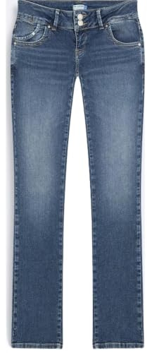 LTB Jeans Jean Molly 200 pour Femme - Bleu - Taille Basse - Fabriqué en Coton mélangé - Taille 28, 32, Bleu, 28W / 32L