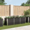 Refined Gartenbeet Pflanzbeet Frühbeet Pflanzkübel Pflanzkasten Blumenkübel Gemüsebeet Blumenkasten Garten-Hochbeet Anthrazit 240 x 80 x 77 cm Verzinkter Stahl