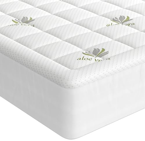 wowttrelax Matratzenschoner 180x200cm, Bamboo Atmungsaktive Matratzenauflage, Ultra Soft Plüsch 15-30 cm Passend, Hypoallergen, Waschbar und Anti-Rutsch