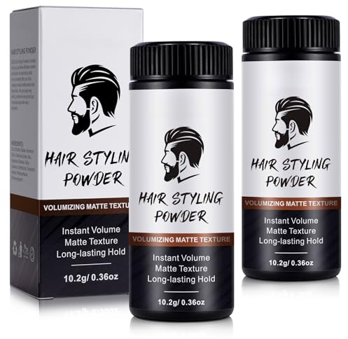 Poudre Coiffante Homme 20g – Volume Instantané & Texture Naturelle – Effet Mat Sans Résidus – Poudre Texturisante Cheveux à Tenue Flexible – Pour Cheveux Fins, Courts ou Épais