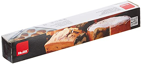 IBILI Papel para HORNO Eureka 10 m x 29 cm, Stainless Steel, Bianco