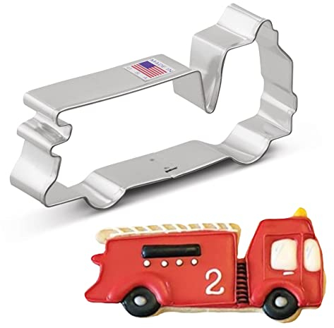 Keksausstecher Feuerwehrauto - 12,7 cm - Ausstechformen von Ann Clark