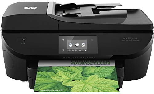 HP Officejet 5740 e-All-in-One Stampante Multifunzione, ePrint, Wi-Fi, Display Touchscreen CGD, Nero