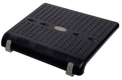 MAUL Fußstütze unterm Schreibtisch 45 x 35 cm höhenverstellbar, Kunststoff, schwarz