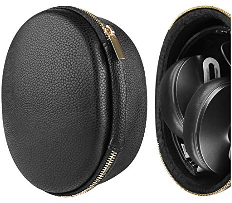 Geekria Shield Headphones Case Compatible with Sennheiser MOMENTUM 3 Wireless, PXC 550-II, HD 450BT, HD 4.50 Case, Replacement Hard Shell Travel Carrying Bag with Cable Storage (Black)