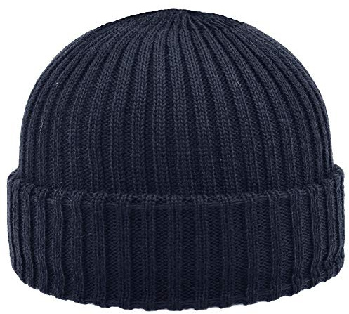 Melegari Berretto Cuffia Beanie Como, | Skull cap Pura Lana Merino Extrafine, | Made in Italy (IT, Testo, Taglia Unica, Blu)