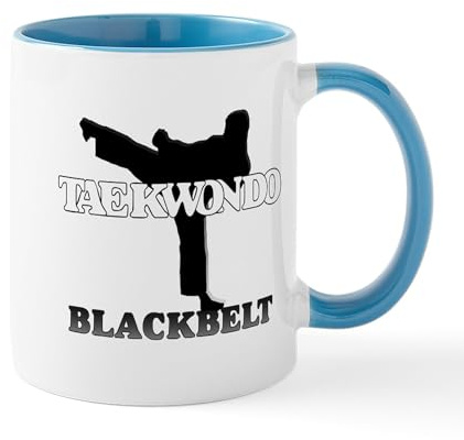 CafePress Taekwondo Black Belt Mug 11 oz (325 ml) Ceramic Coffee Mug
