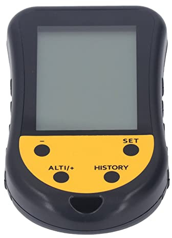 Altimetro Digitale Multifunzione con Bussola, Previsioni Meteo, Orologio e Temperatura Dimensioni Compatte, Display LCD Retroilluminato