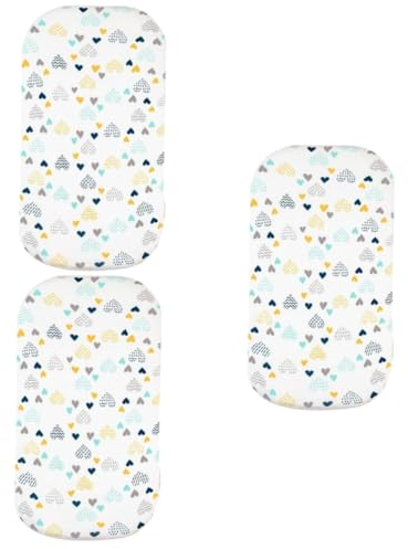 ibasenice 3St Wechseln Sie die Abdeckung des Waschtisches bettgitter schmusetücher Kissenbezüge Wickelauflagenbezüge Wickelunterlage für Babys Bettdecke für Babybetten elastisch