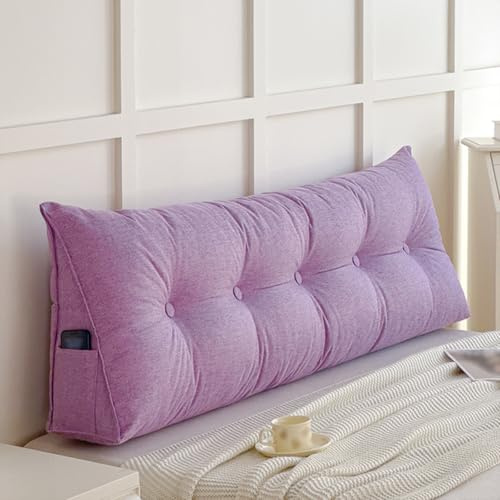 XZLZMYP F,180x50x15cm, Cuscino Triangolare per La Schiena Morbido Cuscino A Cuneo da Lettura Comodo su Cui Appoggiarsi Cuscini Testata Letto Spalliera Divano per Testiera per Camera da Letto