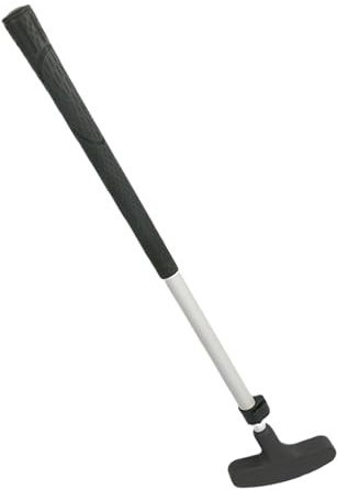 Barnputter – justerbar golfklubbsaxel, tvåvägs gungdesign | Utdragbar juniorputter för vänster- och högerhänta nybörjare, lätt övningsverktyg för träning, skollektioner, ungdomslärande