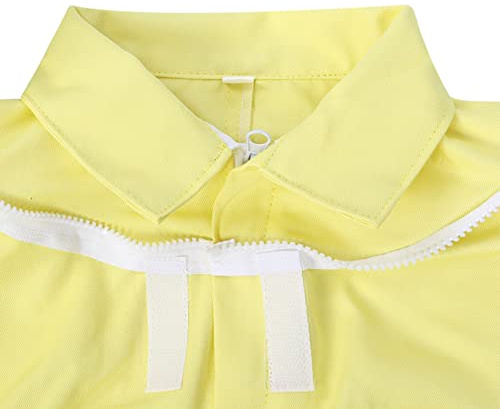 OVAQUIXI Tuta Protettiva per Apicoltura per Bambini, Materiale in Cotone, Design Confortevole, Attrezzatura Essenziale per Apicoltore per Bambini, Taglia M e L per i Visitatori dell'Apicoltura (M)