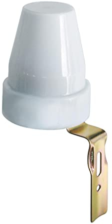 Electraline 58060 Interrupteur Détecteur Crépusculaire extérieur IP44 - 10A 220V