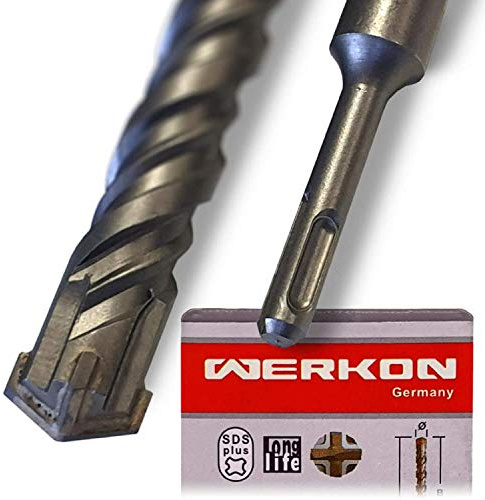 WERKON SDS Plus betongborr 10 x 600 mm, hammarborr med fyrskärig spets
