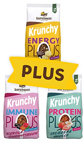 Barnhouse Krunchy Kennenlernpaket Plus, Bio Hafer-Knuspermüsli aus Bayern mit Mehrwert