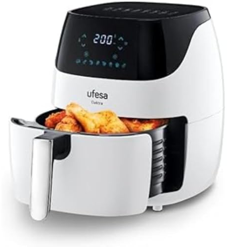 FREIDORA UFESA SIN Aceite 5L BLANCA CONTROL TACTIL DIGITAL