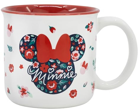 Stor TAZA CERAMICA DESAYUNO 400 ML | MINNIE MOUSE GARDENING