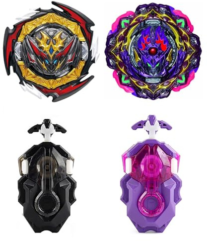 Netoke Toupie arene Set, Metal Fusion Combinaison avec Turbo Lanceur (B-180+206)