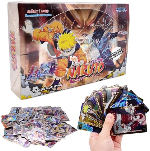 Cartas Anime, 180 PCS Cartas Coleccionables Anime Tarjetas Cards Booster Box Trading Card Pack Carta Juego Carta Card Game Sets Juegos para Interior y Exterior