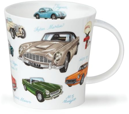 Dunoon Benmore Classic Cars Tasse Jumbo en porcelaine fine 0,75 l