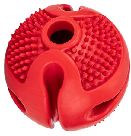 BommFu Bola De Premios para Perros,Juguete De Goma Que Libera Comida para Mascotas | Pelota para Alimentación Lenta | para Ejercicio del Estres Hogar Exterior Interior Camping