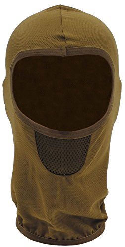 MFH Cagoule tactique à 1 trou - Cagoule de moto - Plusieurs couleurs - Beige - Taille Unique