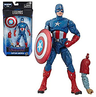 Marvel Avengers Legends Series Endgame 6 Collectible Action Figure Captain America Collection, Includes 1 Accessory
