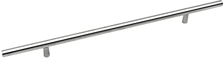ANSIEDIO 6 pezzi Acciaio Inox Maniglia per Mobili Maniglie a Barra Maniglie a Corrimano Viti Incluse (224 mm Distanza dei fori)