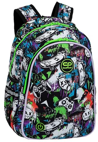 Coolpack F110675, Schulrucksack JIMMY LED PEEK A BOO, Multicolor