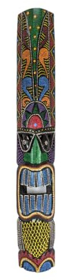 Villa Métisse - Máscara de pared (100 cm), diseño tribal