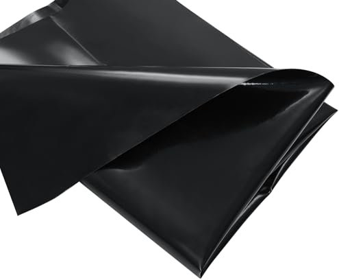 Victoam Lámina para estanque, 3 x 6 m, grosor de 0,5 mm, HDPE, color negro, lámina de sellado para estanques, estanques de peces, fuentes, estanques de agua y cascadas, estanques de jardín, estanques