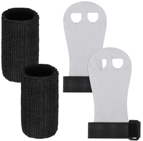 Btgghytr Guantes de agarre para niños, muñequeras de gimnasia, guantes de entrenamiento y muñequeras para niñas