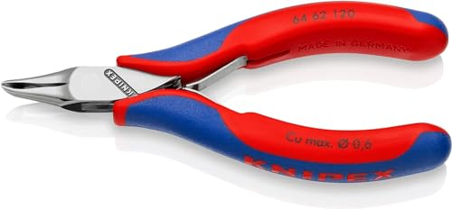 Knipex Tronchese per Elettronica con Tagliente Frontale Rivestiti in Materiale Bicomponente 120 Mm 64 62 120