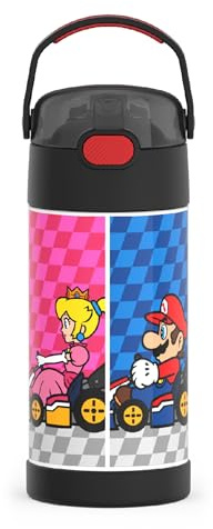 Thermos Funtainer - 12 Ounce Bottle - Super Mario Bros