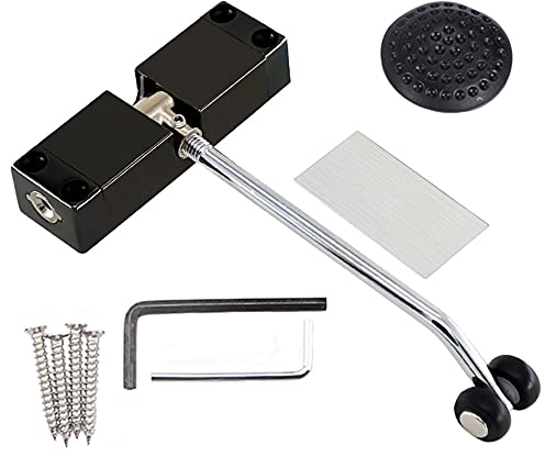 WANLIAN Türschließer, Automatische Türschließer, Stangentürschließer, Federtürschließer, Stahl Schließen Türschliesser, Kommt mit Einstellhebel und 4 Schrauben, zum Automatischen Schließen der Tür