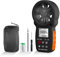 SURLABA Digital Windmesser, XF-100 Handheld Anemometer Wind Speed Gauge, Windmessgerät mit Hintergrundbeleuchtung & Windtemperaturmessungen, Air Flow Meter für Windsurfen Schießen Segeln Drohne