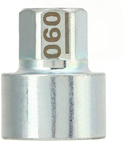 Tbest Strumento di Rimozione dei Dadi di Bloccaggio della Ruota, Chiave di Bloccaggio della Ruota Sostituzione della Presa per Dado Antifurto per 1 3 5 6 7Series X1 X2 X3 X4 X5 X6 Z4(060)