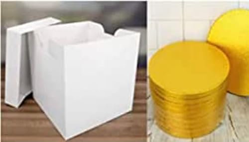 Art of cake® Cake Drum Board (13mm) & 14 Tall Box