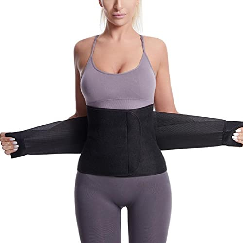 Navna Banda postparto para el vientre para postcirugía, envoltura de compresión, cinturón de apoyo para recuperación de cesárea, color negro, S-XXXL corsé de embarazo para apoyo del vientre