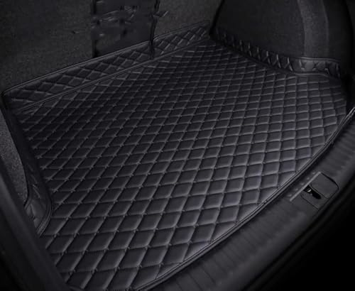 QIAOFANFAN Coche Alfombrillas Maletero para Toyota C-HR Hybrid 2024 2025,Personalizada Impermeable Antideslizante Cuero Moquetas Protector Accesorios,A/Black