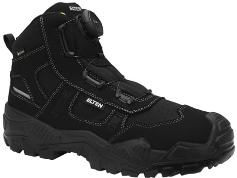 ELTEN Mike Boa® Gtx Black Mid Esd S3s CI Zapato industrialUnisex adulto