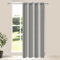 Alaoo Cortinas Opacas, 1 Piezas,132×213cm, Termicas Aislantes Frio y Calor para Salon, Modernas Blackout Curtains Grises con Ojales, para Dormitorio, Salón y Cocina