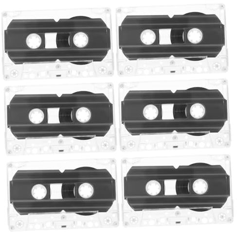 DIYEAH 6 Pezzi Audio Vuoti Registrabili Minuti per Registrazione Compatibili con Diversi Registratori per Lezioni