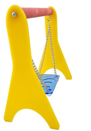 SUPVOX Balançoire pour Hamster et Petits Animaux Escalade Sûr et Coloré Support de Jeu Suspendu pour Rats et Oiseaux Accessoire Ludique pour Cage