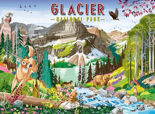 Ravensburger Glacier National Park 500 Piece Puzzle for Adults