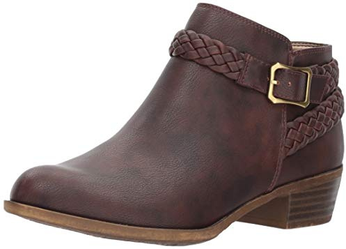 LifeStride Adriana, Botas Cortas al Tobillo Mujer, Brown, 39 EU Ancho