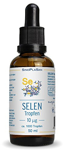 Selen Tropfen flüssig 200µg | 10µg pro Tropfen | 200µg pro Tagesdosis | SEHR HOHE AUFNAHMEFÄHIGKEIT | vegan | laborgeprüft | Made in Germany