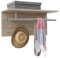 FMD Möbel, 441-001E Spot Wandgarderobe, maße 72.0 x 35.0 x 29.0 cm (BHT)