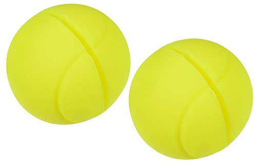 PATIKIL Tennis Vibration Dampener, 2 Pack Silicone Racquet Shock Absorber Racket String Damping, Yellow
